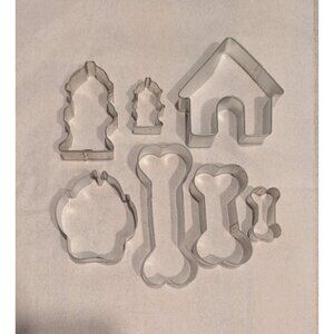 Dog Themed Cookie Cutter Set Dog House Bone fire Hydrant